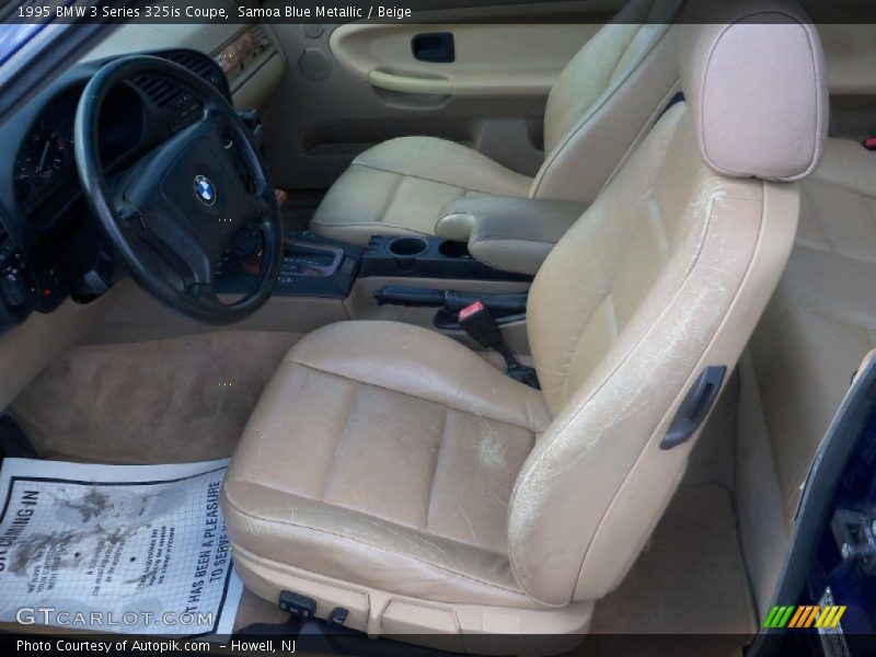 Samoa Blue Metallic / Beige 1995 BMW 3 Series 325is Coupe