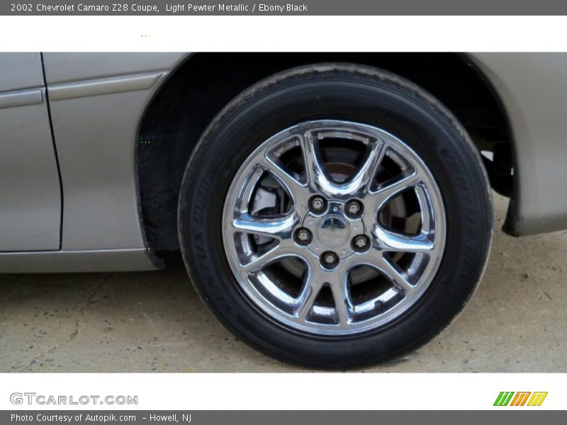 Light Pewter Metallic / Ebony Black 2002 Chevrolet Camaro Z28 Coupe
