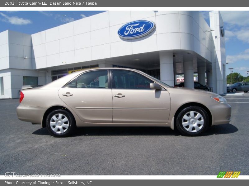 Desert Sand Mica / Taupe 2002 Toyota Camry LE