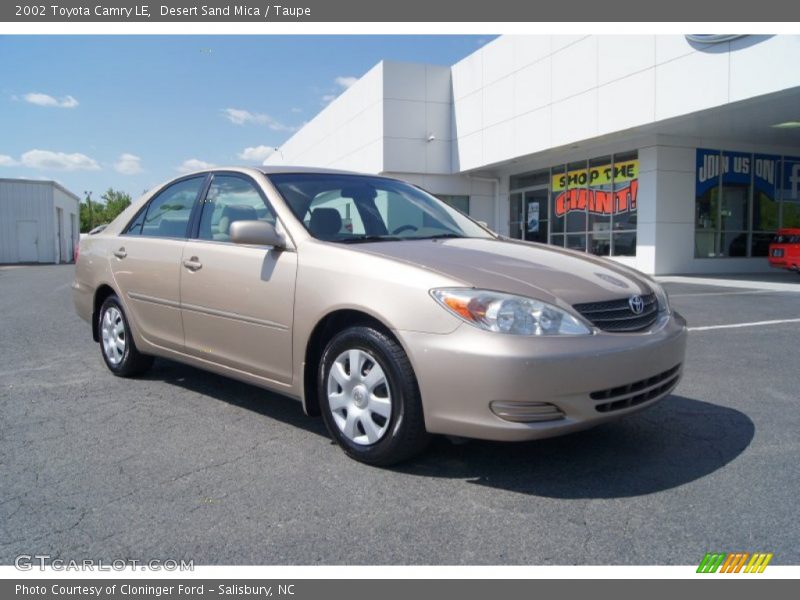 Desert Sand Mica / Taupe 2002 Toyota Camry LE