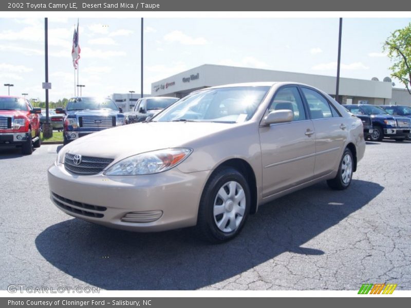 Desert Sand Mica / Taupe 2002 Toyota Camry LE