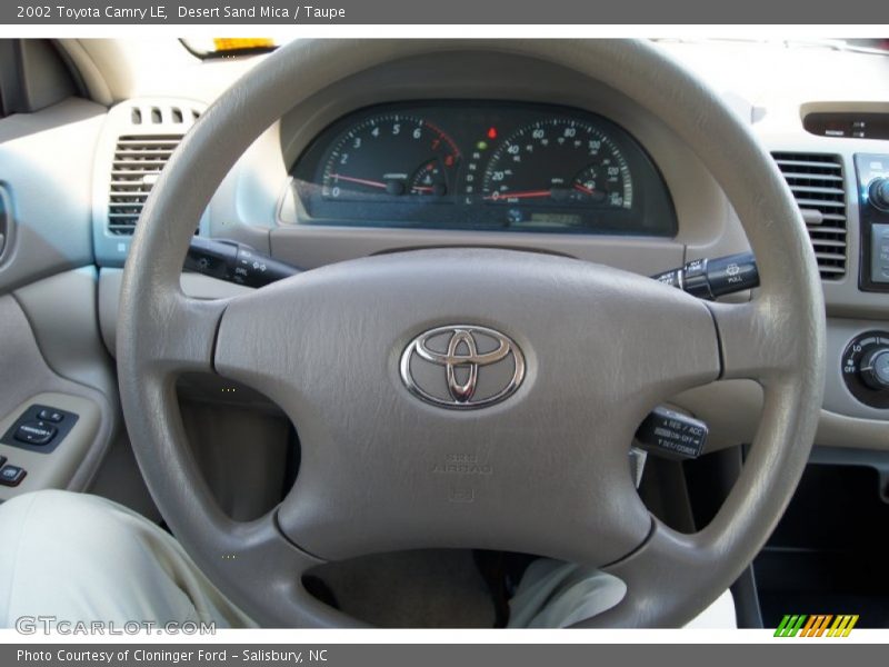 Desert Sand Mica / Taupe 2002 Toyota Camry LE