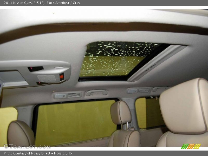 Black Amethyst / Gray 2011 Nissan Quest 3.5 LE