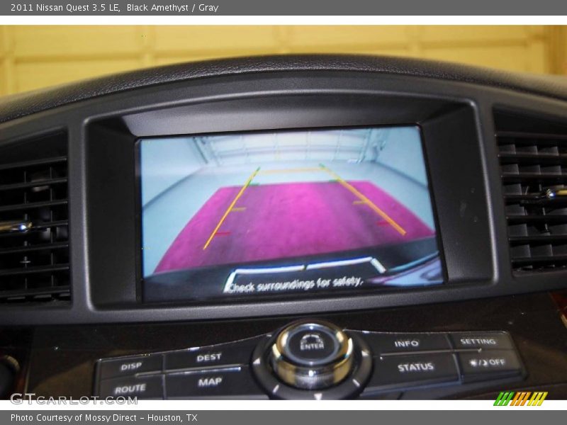 Black Amethyst / Gray 2011 Nissan Quest 3.5 LE