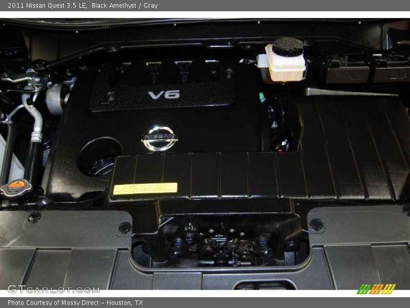 Black Amethyst / Gray 2011 Nissan Quest 3.5 LE