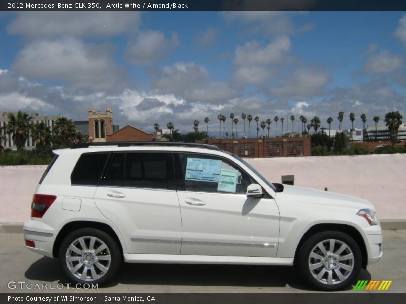 Arctic White / Almond/Black 2012 Mercedes-Benz GLK 350