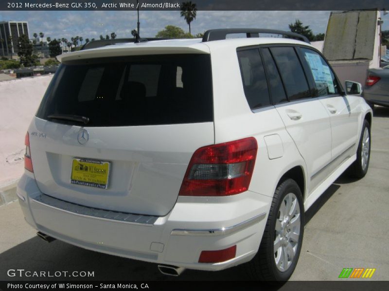 Arctic White / Almond/Black 2012 Mercedes-Benz GLK 350