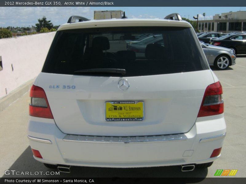 Arctic White / Almond/Black 2012 Mercedes-Benz GLK 350