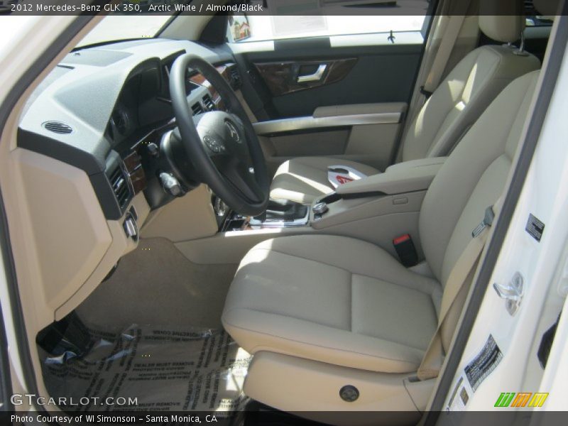 Arctic White / Almond/Black 2012 Mercedes-Benz GLK 350