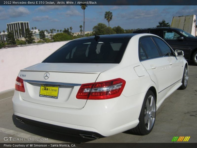 Arctic White / Almond/Black 2012 Mercedes-Benz E 350 Sedan