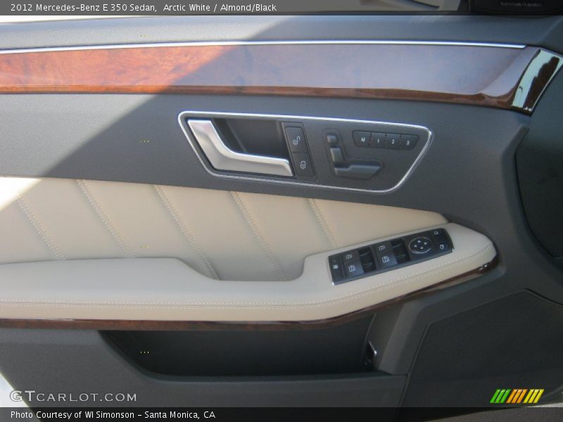 Arctic White / Almond/Black 2012 Mercedes-Benz E 350 Sedan