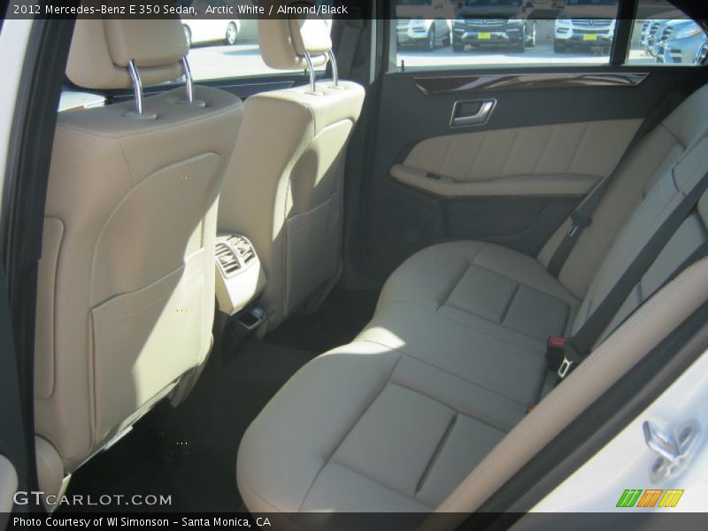 Arctic White / Almond/Black 2012 Mercedes-Benz E 350 Sedan