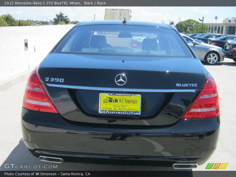 Black / Black 2012 Mercedes-Benz S 350 BlueTEC 4Matic