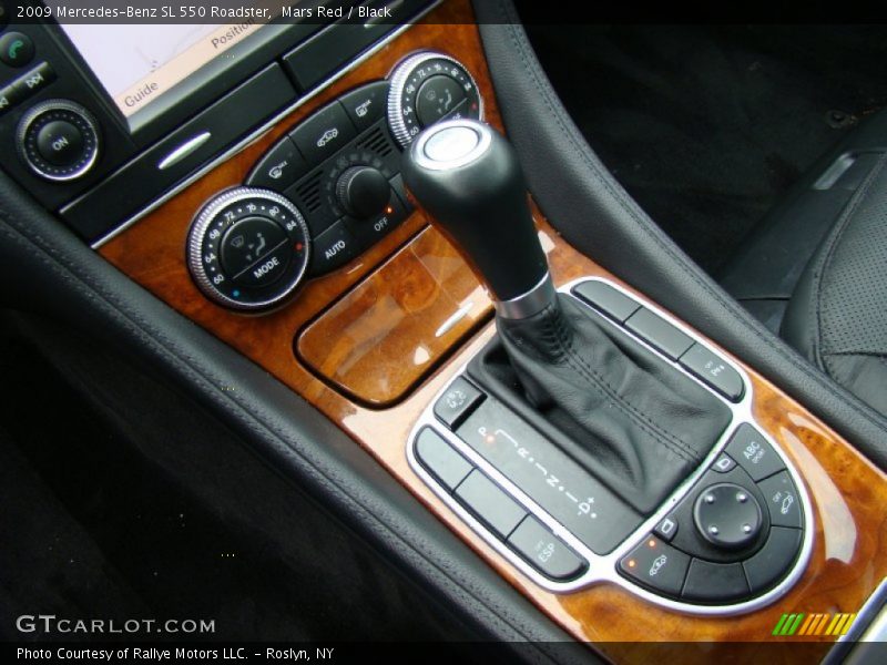 Mars Red / Black 2009 Mercedes-Benz SL 550 Roadster