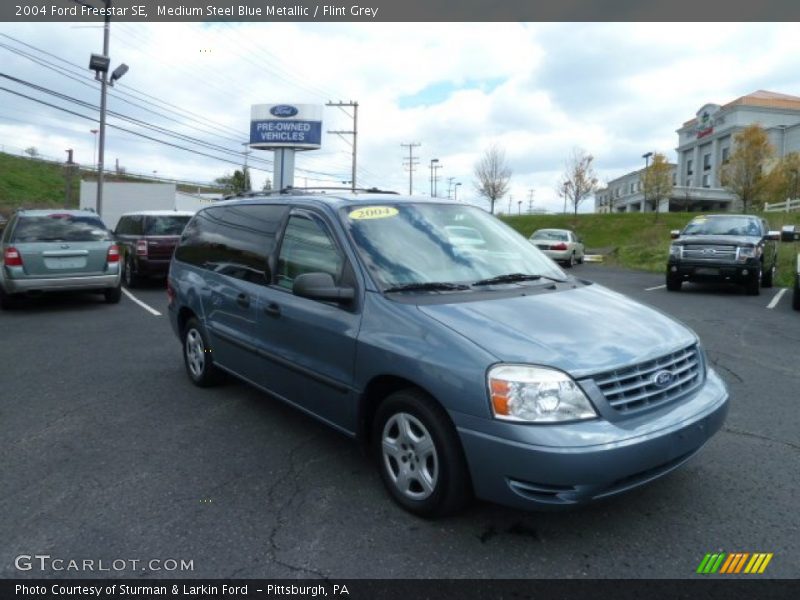 Medium Steel Blue Metallic / Flint Grey 2004 Ford Freestar SE