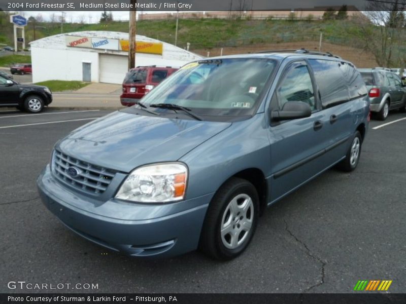 Medium Steel Blue Metallic / Flint Grey 2004 Ford Freestar SE