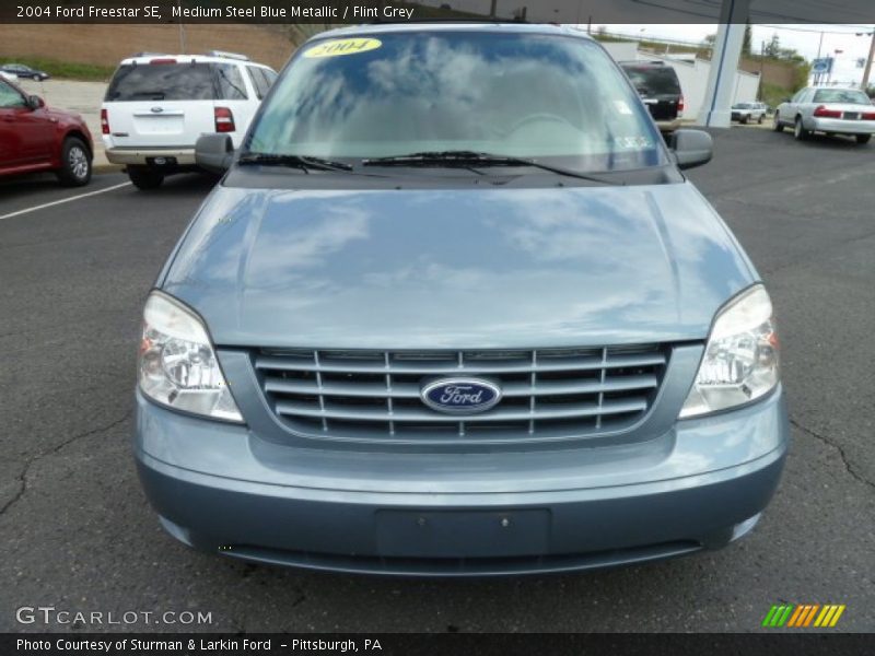 Medium Steel Blue Metallic / Flint Grey 2004 Ford Freestar SE