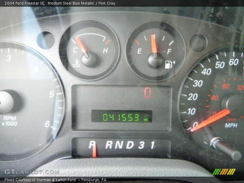 Medium Steel Blue Metallic / Flint Grey 2004 Ford Freestar SE