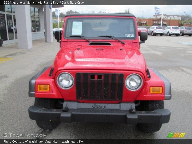 Flame Red / Dark Slate Gray 2004 Jeep Wrangler X 4x4