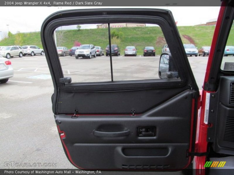 Flame Red / Dark Slate Gray 2004 Jeep Wrangler X 4x4