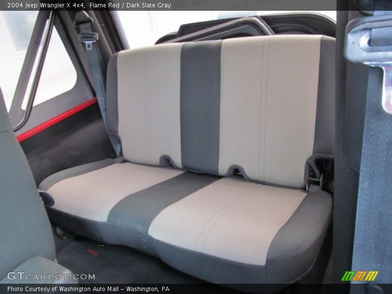 Flame Red / Dark Slate Gray 2004 Jeep Wrangler X 4x4