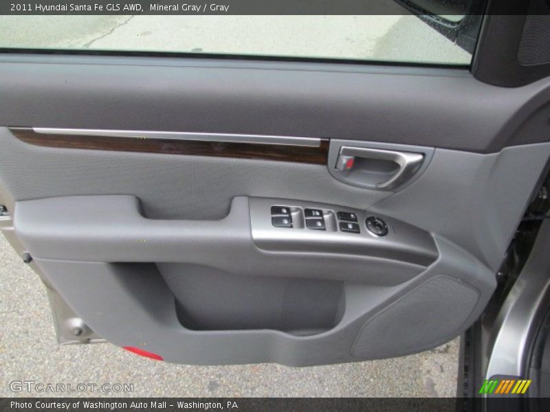 Mineral Gray / Gray 2011 Hyundai Santa Fe GLS AWD