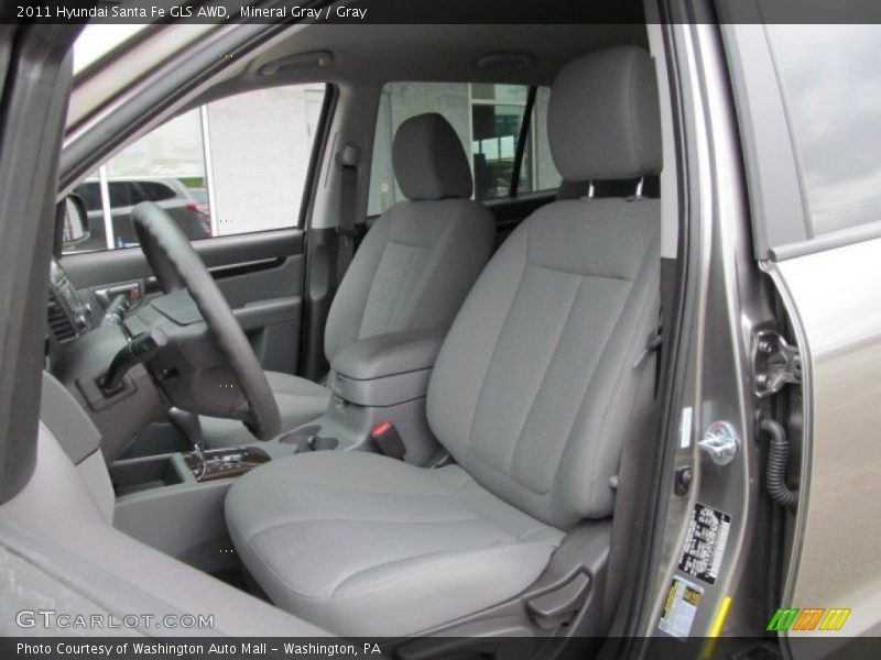 Mineral Gray / Gray 2011 Hyundai Santa Fe GLS AWD