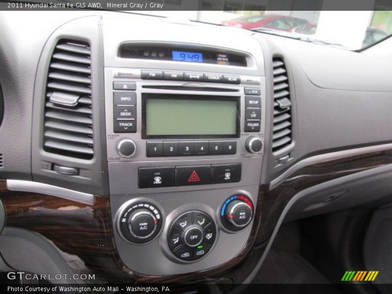 Mineral Gray / Gray 2011 Hyundai Santa Fe GLS AWD