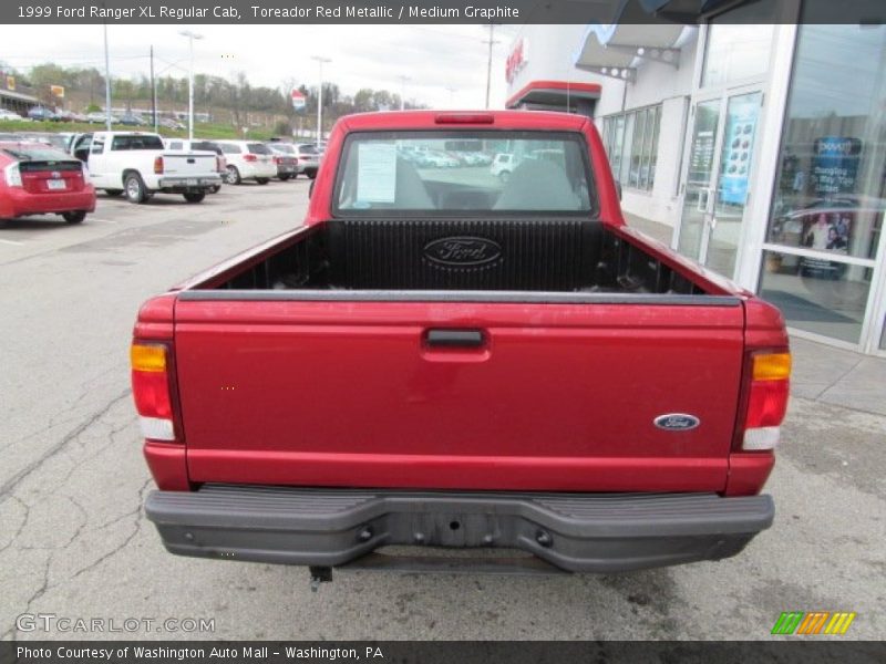 Toreador Red Metallic / Medium Graphite 1999 Ford Ranger XL Regular Cab