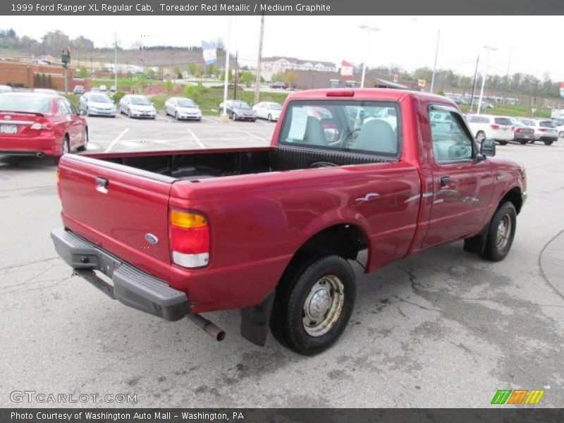 Toreador Red Metallic / Medium Graphite 1999 Ford Ranger XL Regular Cab