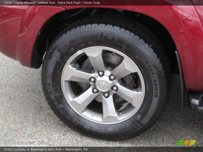 Salsa Red Pearl / Stone Gray 2008 Toyota 4Runner Limited 4x4