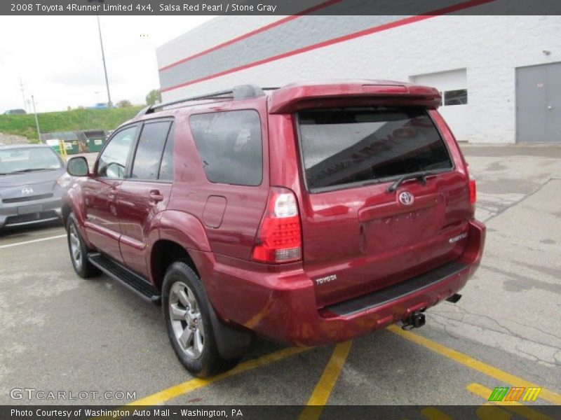 Salsa Red Pearl / Stone Gray 2008 Toyota 4Runner Limited 4x4
