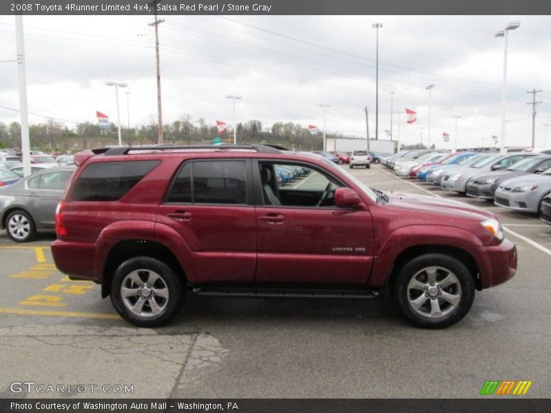 Salsa Red Pearl / Stone Gray 2008 Toyota 4Runner Limited 4x4