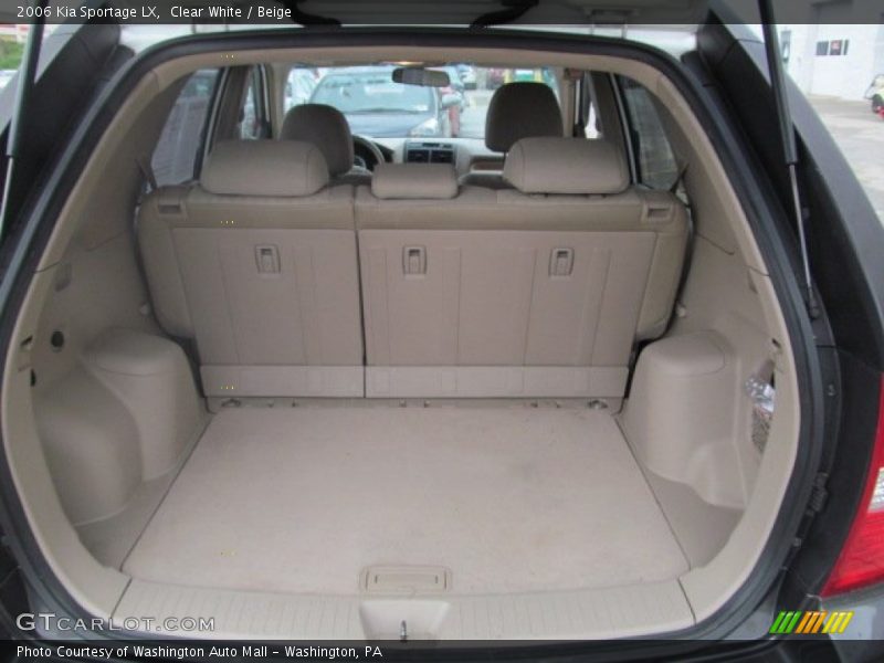 Clear White / Beige 2006 Kia Sportage LX