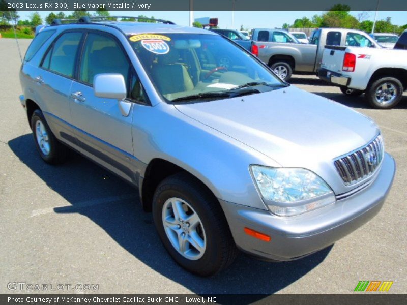 Blue Vapor Metallic / Ivory 2003 Lexus RX 300