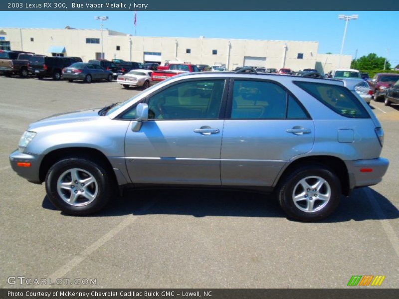 Blue Vapor Metallic / Ivory 2003 Lexus RX 300