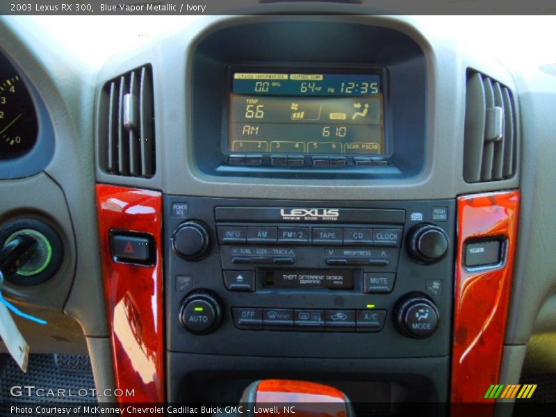 Blue Vapor Metallic / Ivory 2003 Lexus RX 300