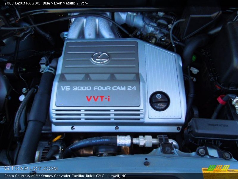 Blue Vapor Metallic / Ivory 2003 Lexus RX 300