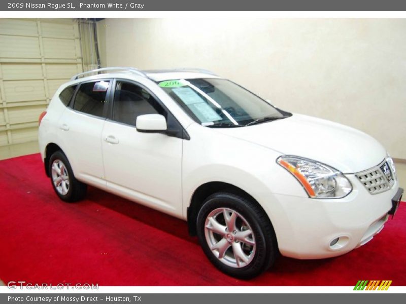 Phantom White / Gray 2009 Nissan Rogue SL