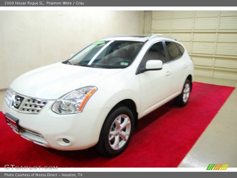 Phantom White / Gray 2009 Nissan Rogue SL