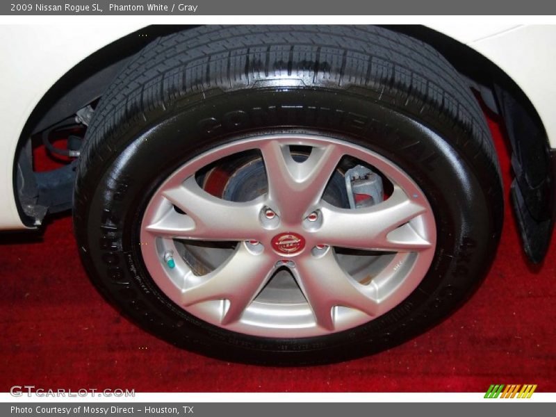 Phantom White / Gray 2009 Nissan Rogue SL