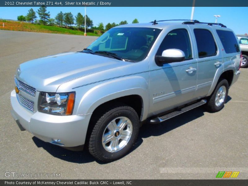 Silver Ice Metallic / Ebony 2012 Chevrolet Tahoe Z71 4x4