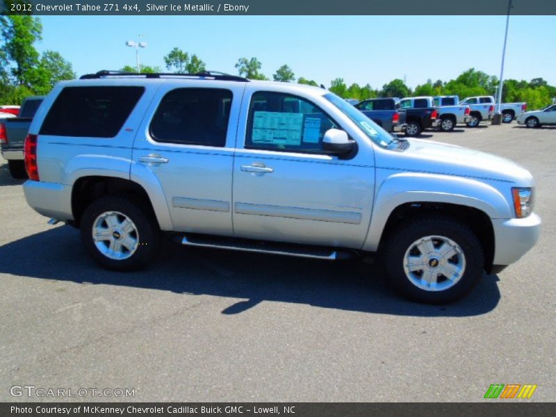 Silver Ice Metallic / Ebony 2012 Chevrolet Tahoe Z71 4x4