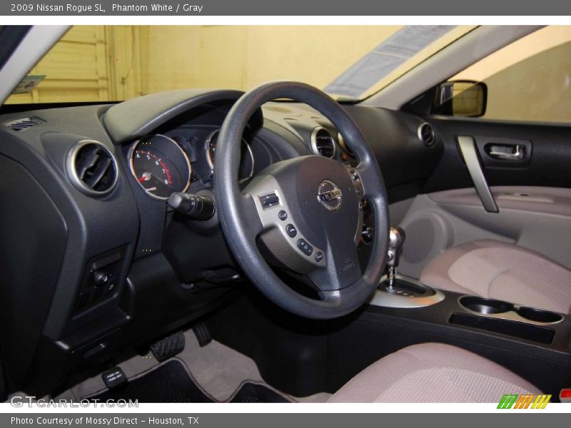 Phantom White / Gray 2009 Nissan Rogue SL