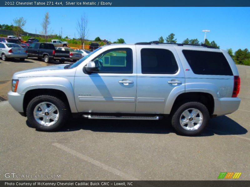 Silver Ice Metallic / Ebony 2012 Chevrolet Tahoe Z71 4x4