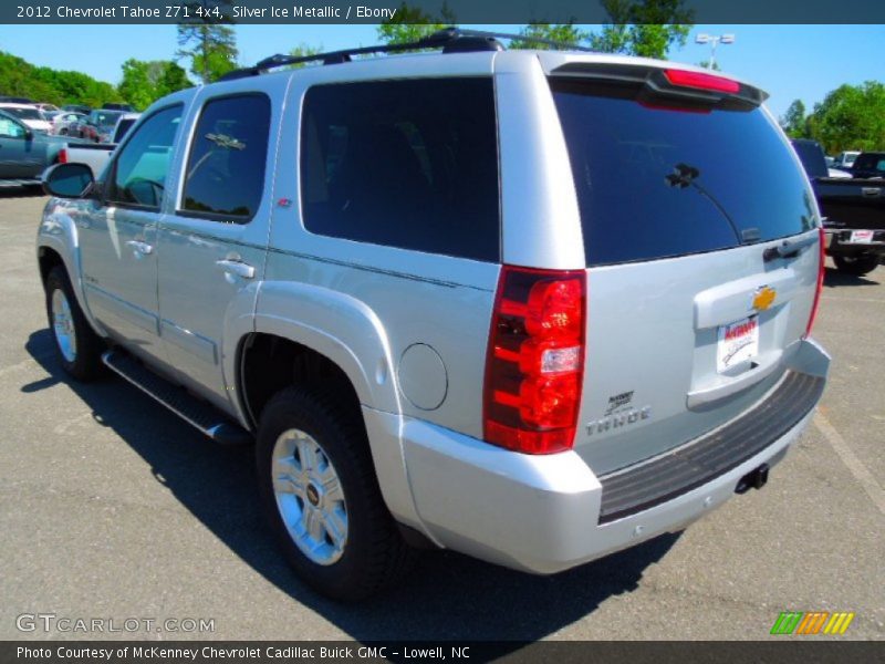 Silver Ice Metallic / Ebony 2012 Chevrolet Tahoe Z71 4x4