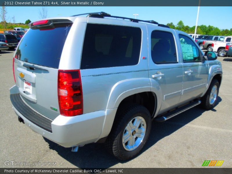 Silver Ice Metallic / Ebony 2012 Chevrolet Tahoe Z71 4x4