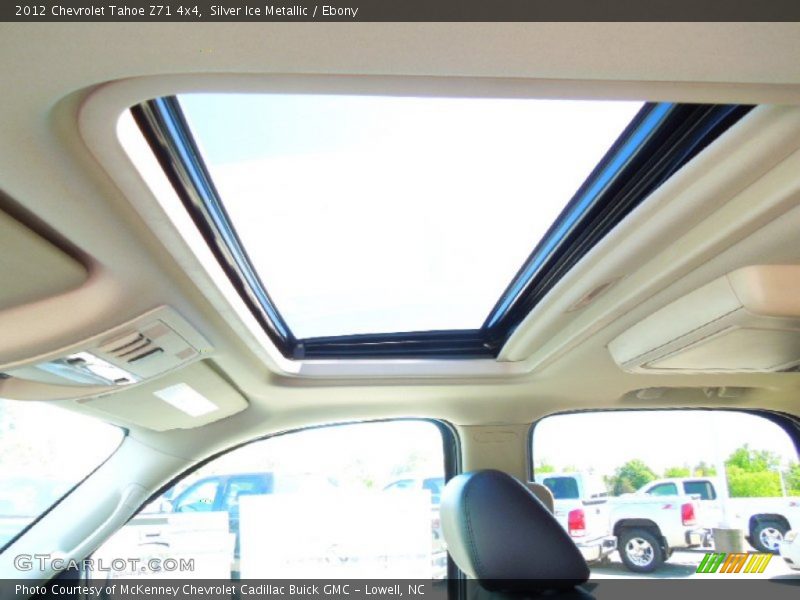 Silver Ice Metallic / Ebony 2012 Chevrolet Tahoe Z71 4x4