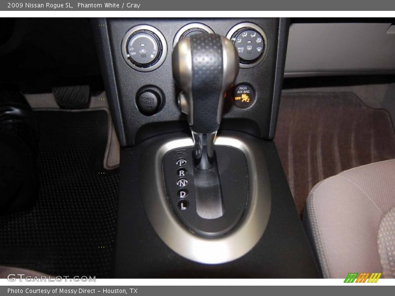 Phantom White / Gray 2009 Nissan Rogue SL