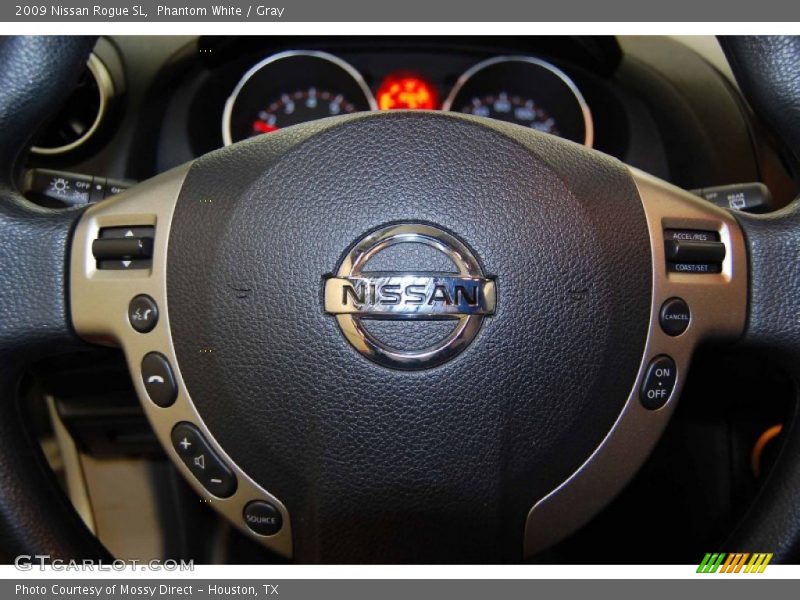 Phantom White / Gray 2009 Nissan Rogue SL